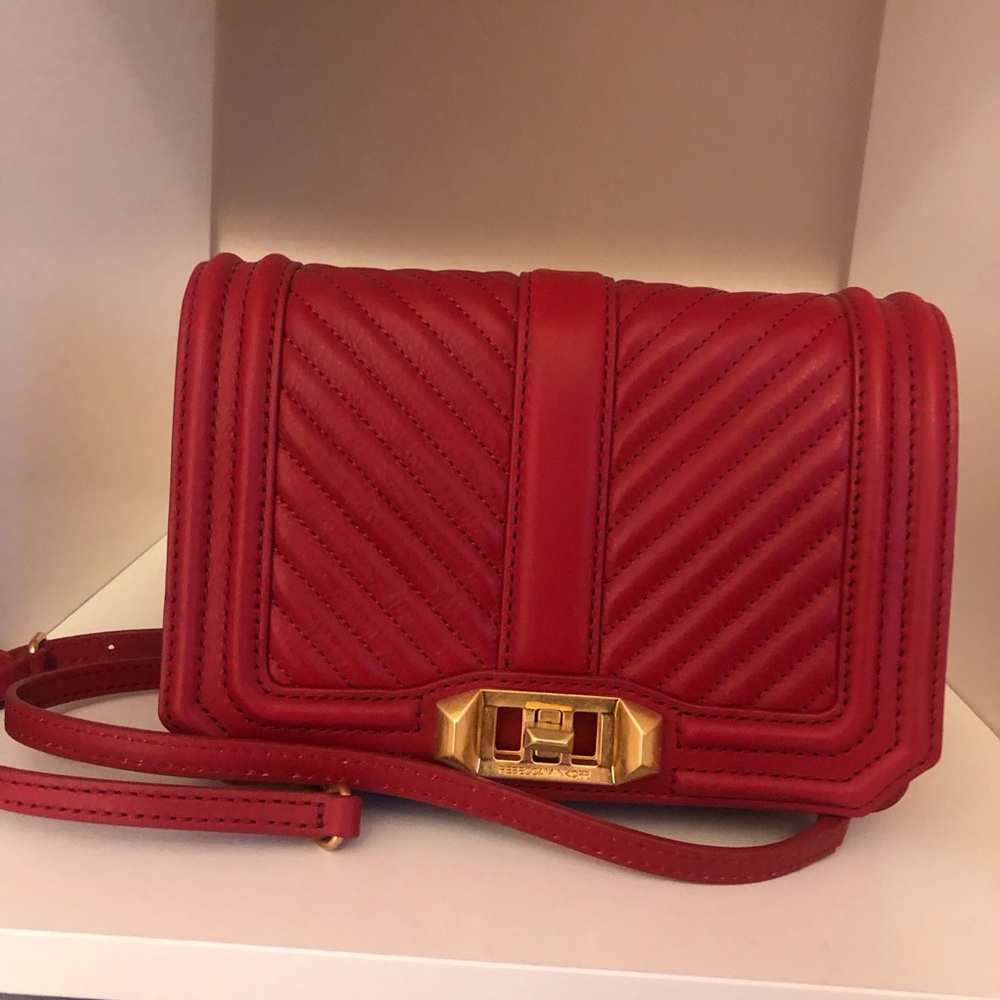Rebecca Minkoff Red Chevron handbag